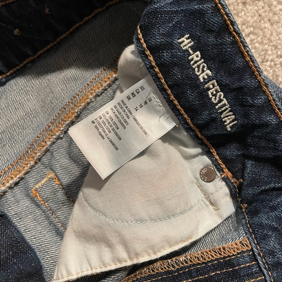 American eagle denim shorts size 10 - Picture 3 of 3